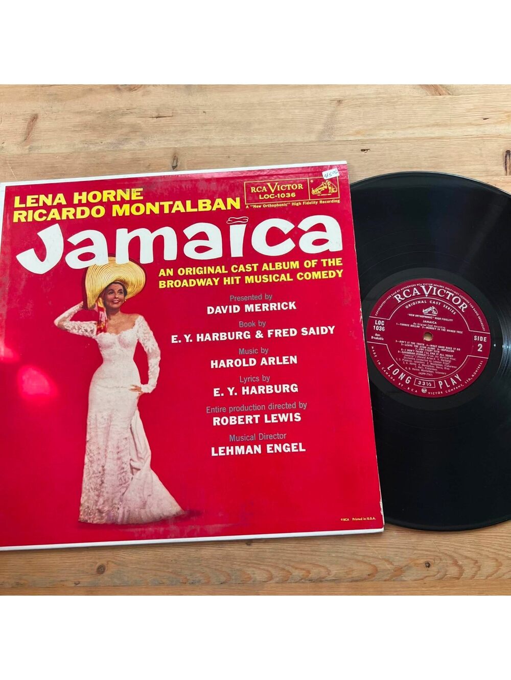 Various - Jamaica Original Cast Album 33rpm VG+ VR20